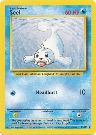 Seel (41/102) [Base Set Unlimited] | Exor Games Bridgewater