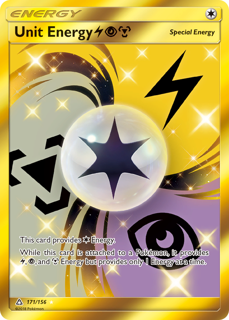 Unit Energy (171/156) (Lightning, Psychic, Metal) [Sun & Moon: Ultra Prism] | Exor Games Bridgewater