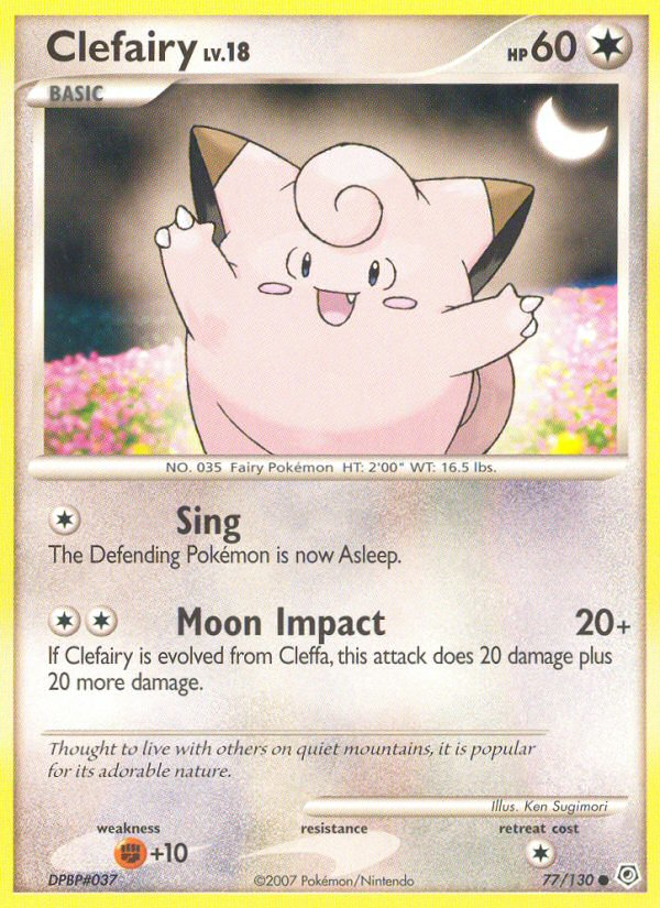 Clefairy (77/130) [Diamond & Pearl: Base Set] | Exor Games Bridgewater