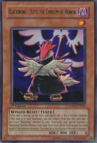 Blackwing - Vayu the Emblem of Honor [ANPR-EN005] Ultra Rare | Exor Games Bridgewater