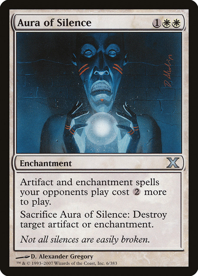 Aura of Silence [Tenth Edition] | Exor Games Bridgewater