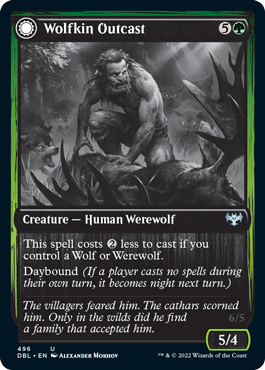 Wolfkin Outcast // Wedding Crasher [Innistrad: Double Feature] | Exor Games Bridgewater