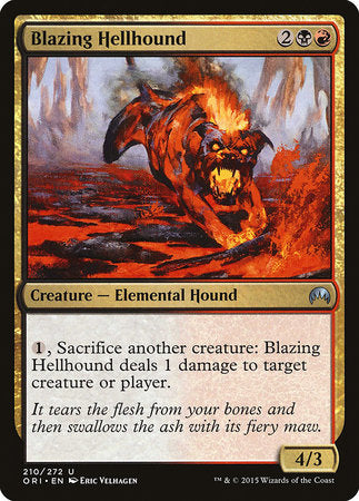 Blazing Hellhound [Magic Origins] | Exor Games Bridgewater