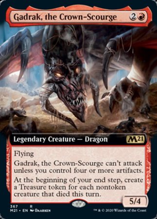 Gadrak, the Crown-Scourge (Extended Art) [Core Set 2021] | Exor Games Bridgewater