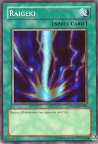 Raigeki [DLG1-EN006] Super Rare | Exor Games Bridgewater