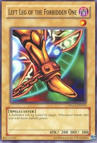 Left Leg of the Forbidden One [DLG1-EN019] Common | Exor Games Bridgewater