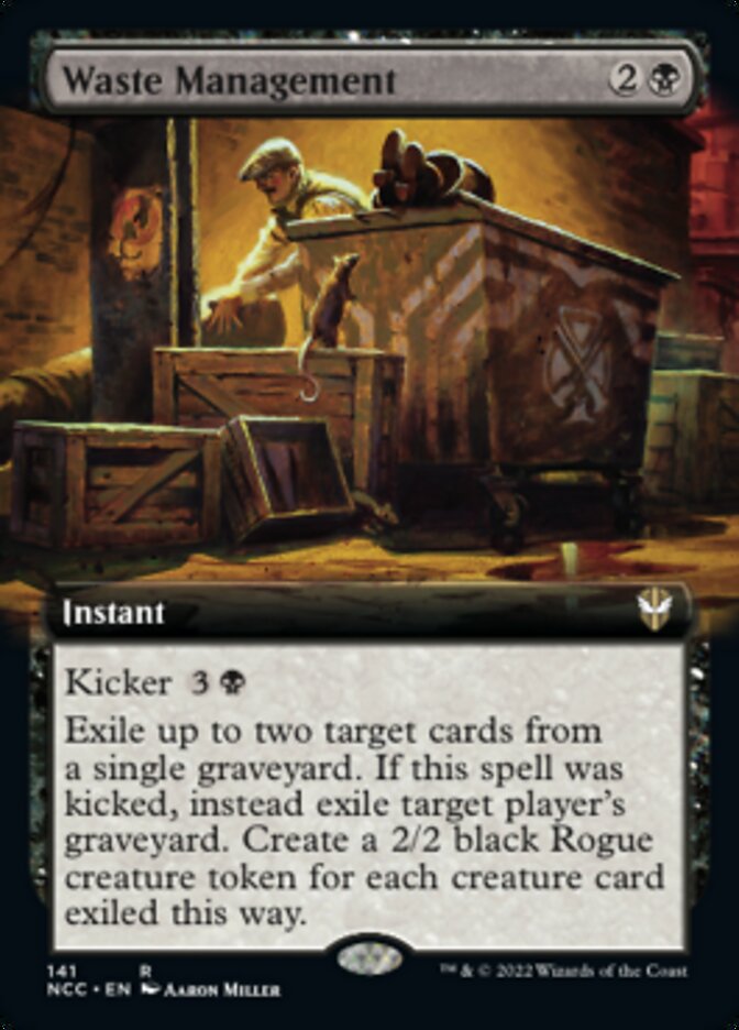 Waste Management (Extended Art) [Streets of New Capenna Commander] | Exor Games Bridgewater