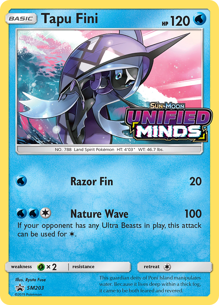 Tapu Fini (SM203) [Sun & Moon: Black Star Promos] | Exor Games Bridgewater