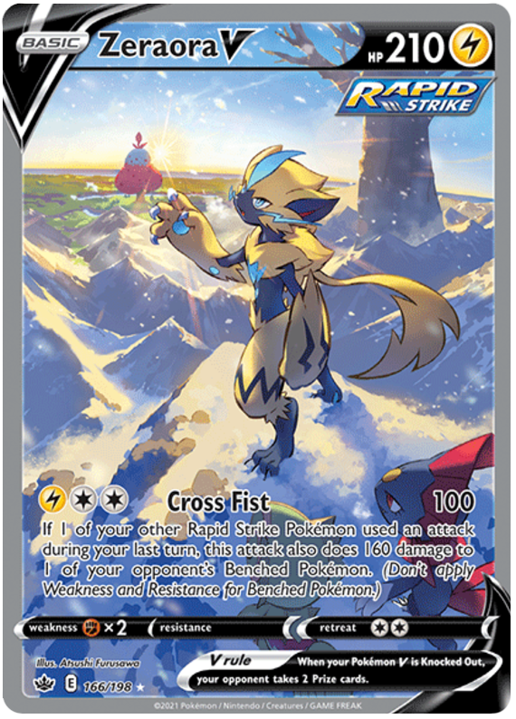 Zeraora V (166/198) [Sword & Shield: Chilling Reign] | Exor Games Bridgewater