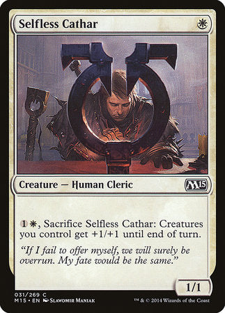 Selfless Cathar [Magic 2015] | Exor Games Bridgewater