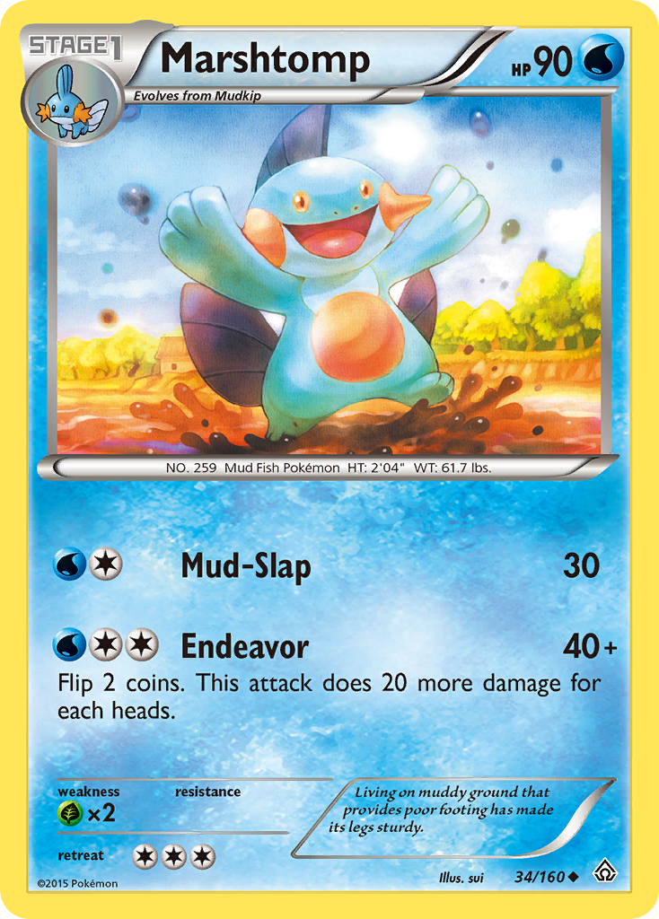 Marshtomp (34/160) [XY: Primal Clash] | Exor Games Bridgewater