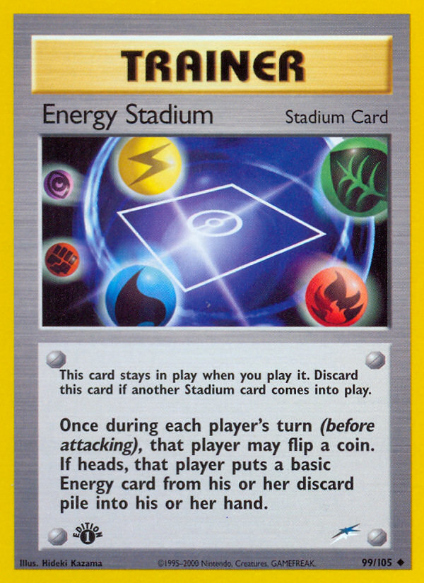 Energy Stadium (99/105) [Neo Destiny 1st Edition] | Exor Games Bridgewater