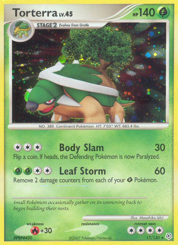 Torterra (17/130) [Diamond & Pearl: Base Set] | Exor Games Bridgewater