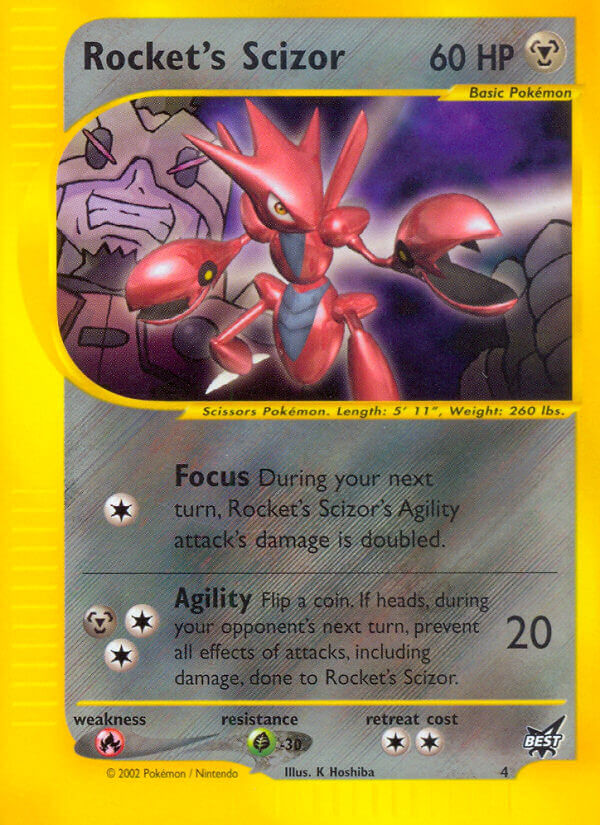 Rocket's Scizor (4) [Best of Promos] | Exor Games Bridgewater