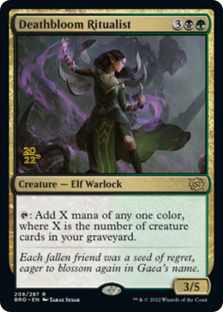 Deathbloom Ritualist [The Brothers' War: Prerelease Promos] | Exor Games Bridgewater