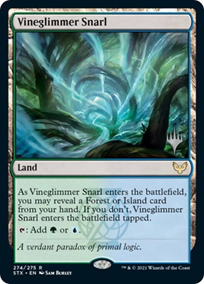 Vineglimmer Snarl (Promo Pack) [Strixhaven: School of Mages Promos] | Exor Games Bridgewater