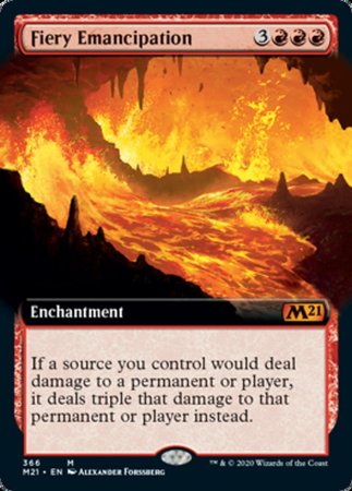 Fiery Emancipation (Extended Art) [Core Set 2021] | Exor Games Bridgewater