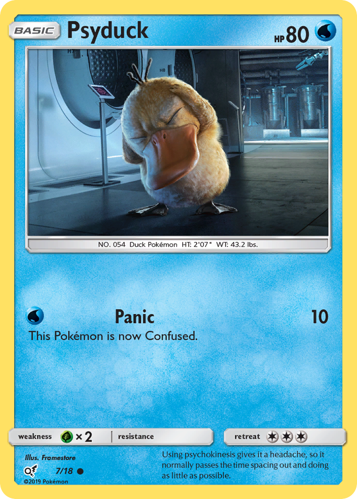 Psyduck (7/18) [Sun & Moon: Detective Pikachu] | Exor Games Bridgewater