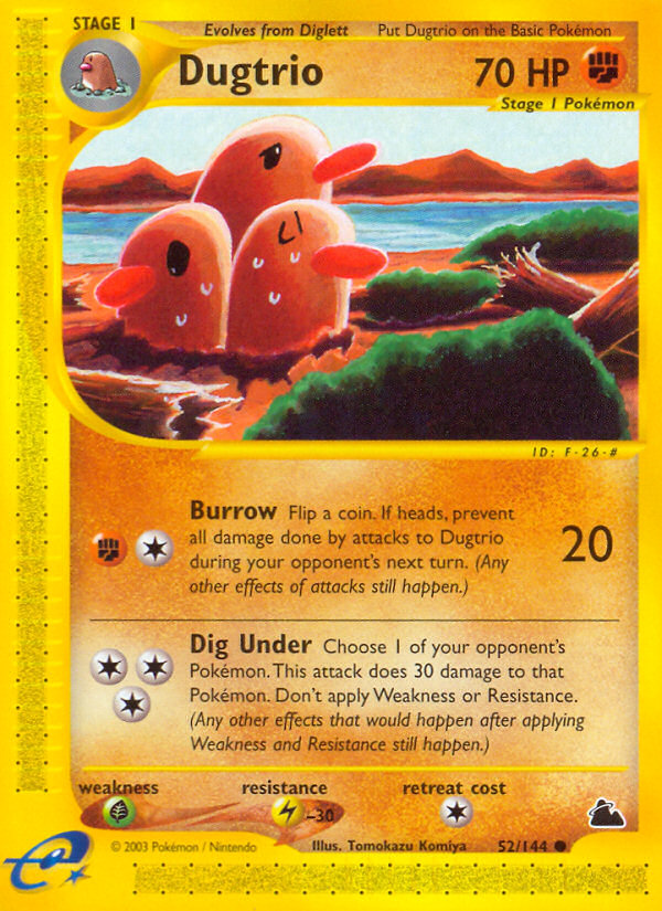 Dugtrio (52/144) [Skyridge] | Exor Games Bridgewater