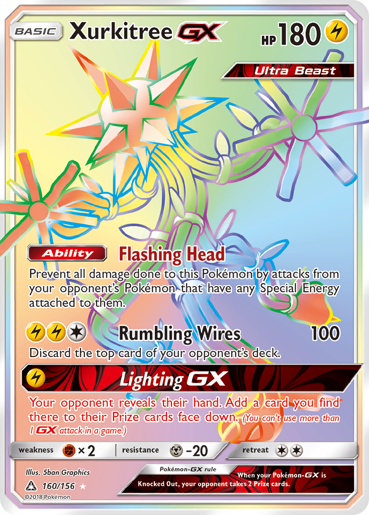 Xurkitree GX (160/156) [Sun & Moon: Ultra Prism] | Exor Games Bridgewater