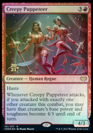 Creepy Puppeteer [Innistrad: Crimson Vow Prerelease Promos] | Exor Games Bridgewater