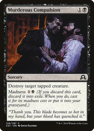Murderous Compulsion [Shadows over Innistrad] | Exor Games Bridgewater