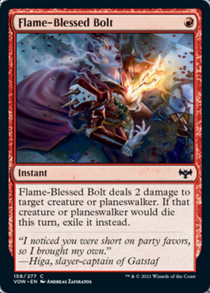 Flame-Blessed Bolt [Innistrad: Crimson Vow] | Exor Games Bridgewater