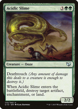 Acidic Slime [Commander 2015] | Exor Games Bridgewater