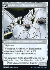 The Restoration of Eiganjo // Architect of Restoration [Kamigawa: Neon Dynasty Prerelease Promos] | Exor Games Bridgewater