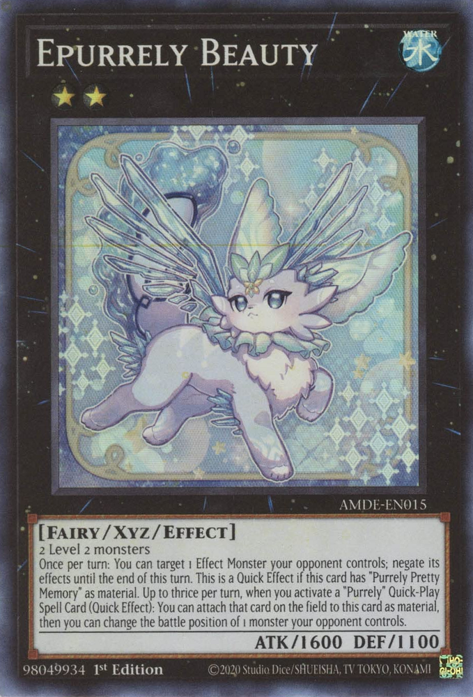 Epurrely Beauty [AMDE-EN015] Super Rare | Exor Games Bridgewater