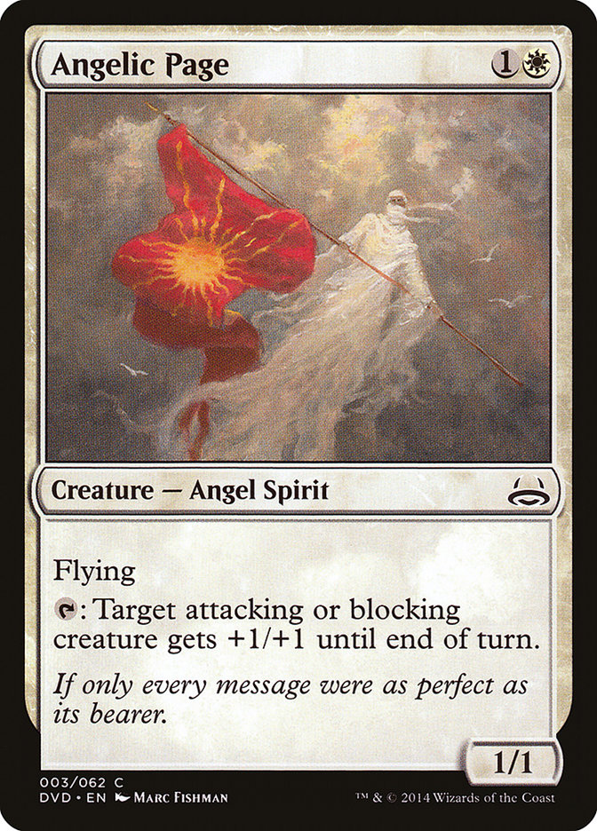 Angelic Page (Divine vs. Demonic) [Duel Decks Anthology] | Exor Games Bridgewater