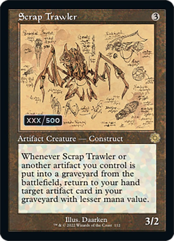 Scrap Trawler (Retro Schematic) (Serial Numbered) [The Brothers' War Retro Artifacts] | Exor Games Bridgewater