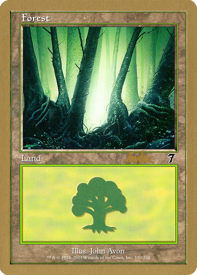 Forest (bk330) (Brian Kibler) [World Championship Decks 2002] | Exor Games Bridgewater