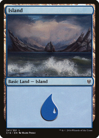 Island (341) [Commander 2016] | Exor Games Bridgewater