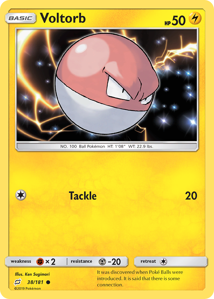 Voltorb (38/181) [Sun & Moon: Team Up] | Exor Games Bridgewater