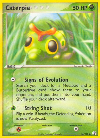 Caterpie (56/112) [EX: FireRed & LeafGreen] | Exor Games Bridgewater