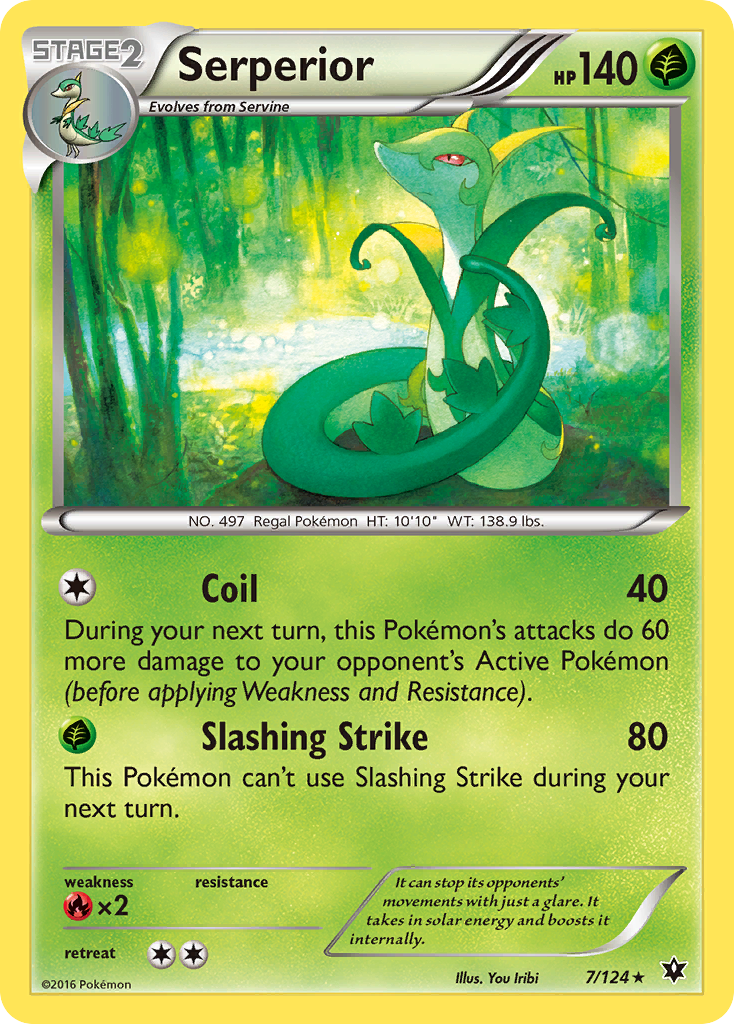 Serperior (7/124) [XY: Fates Collide] | Exor Games Bridgewater