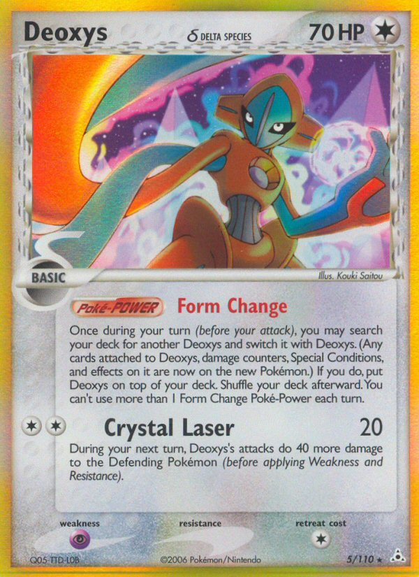 Deoxys (5/110) (Delta Species) [EX: Holon Phantoms] | Exor Games Bridgewater