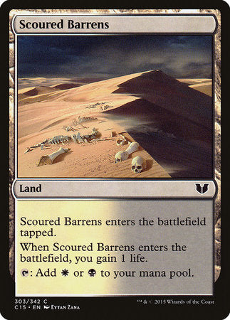 Scoured Barrens [Commander 2015] | Exor Games Bridgewater