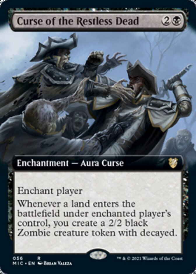 Curse of the Restless Dead (Extended) [Innistrad: Midnight Hunt Commander] | Exor Games Bridgewater