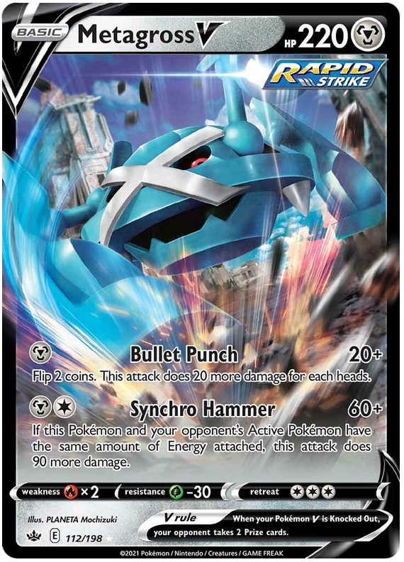Metagross V (112/198) [Sword & Shield: Chilling Reign] | Exor Games Bridgewater