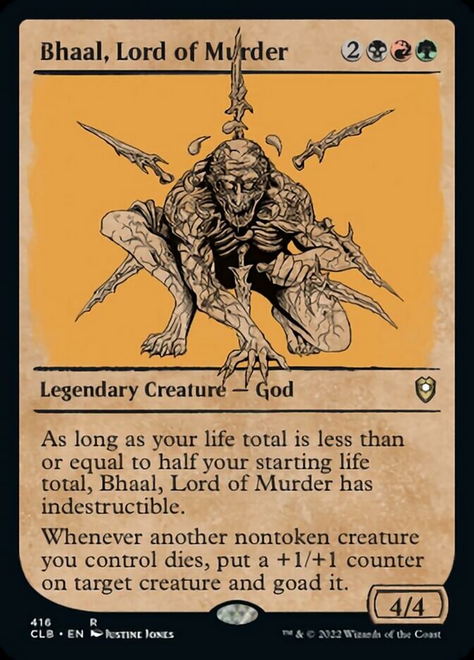 Bhaal, Lord of Murder (Showcase) [Commander Legends: Battle for Baldur's Gate] | Exor Games Bridgewater
