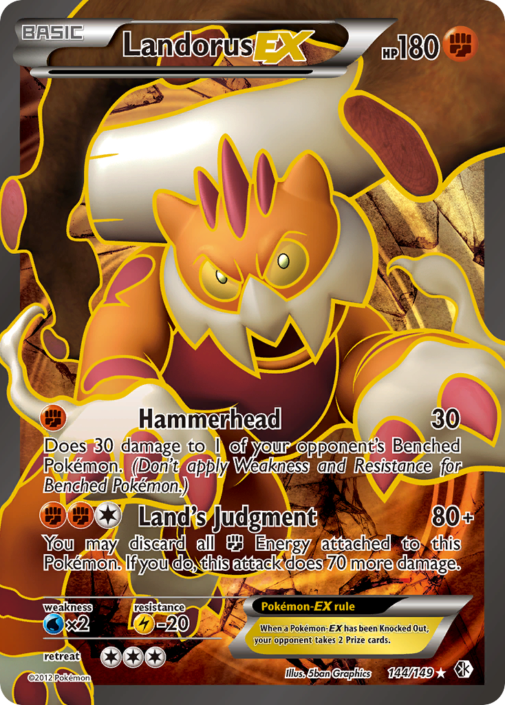 Landorus EX (144/149) [Black & White: Boundaries Crossed] | Exor Games Bridgewater