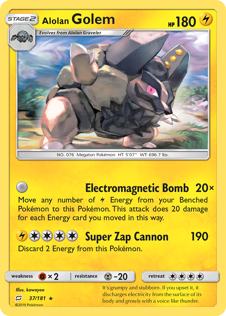 Alolan Golem (37/181) [Sun & Moon: Team Up] | Exor Games Bridgewater