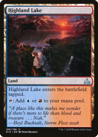 Highland Lake [Rivals of Ixalan] | Exor Games Bridgewater