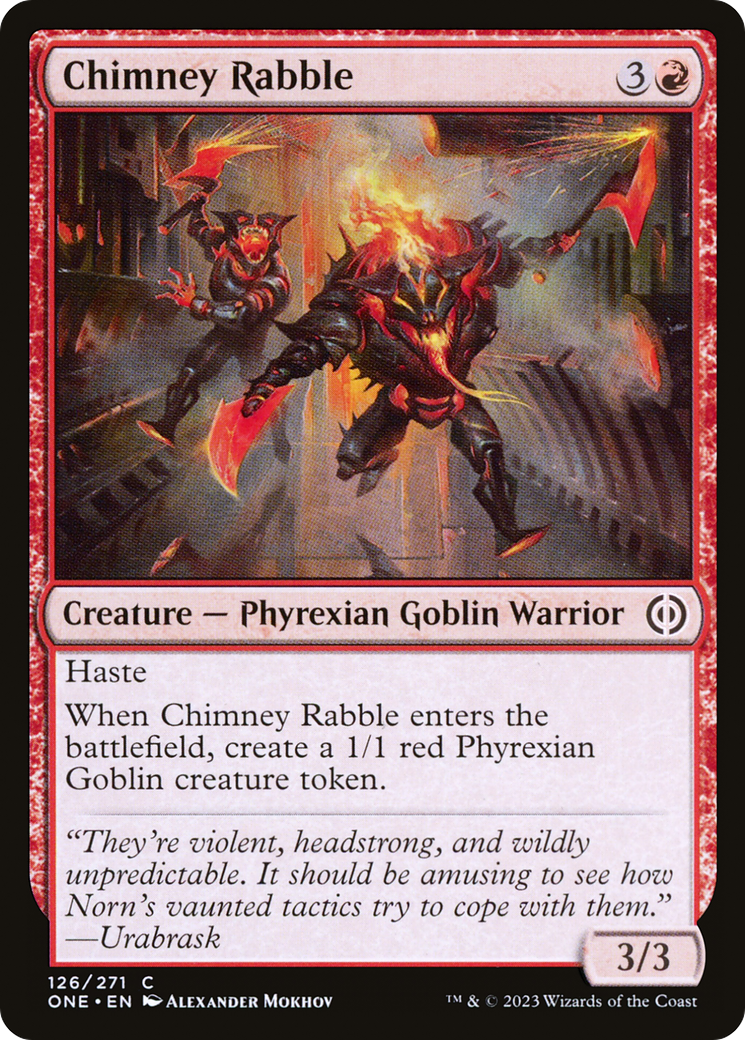 Chimney Rabble [Phyrexia: All Will Be One] | Exor Games Bridgewater