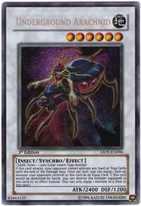 Underground Arachnid [ABPF-EN096] Secret Rare | Exor Games Bridgewater