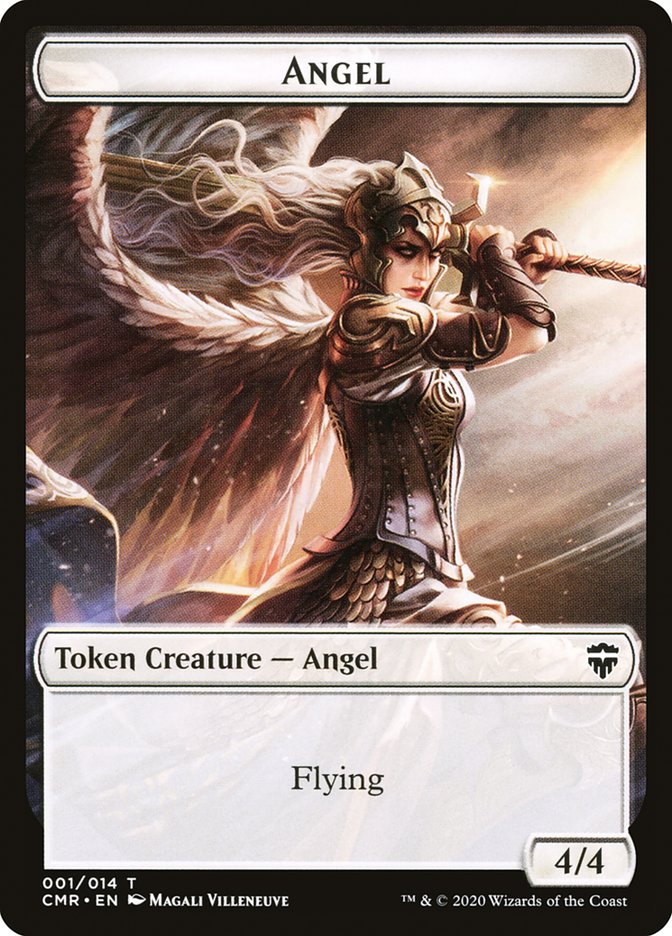 Angel // Soldier Token [Commander Legends Tokens] | Exor Games Bridgewater