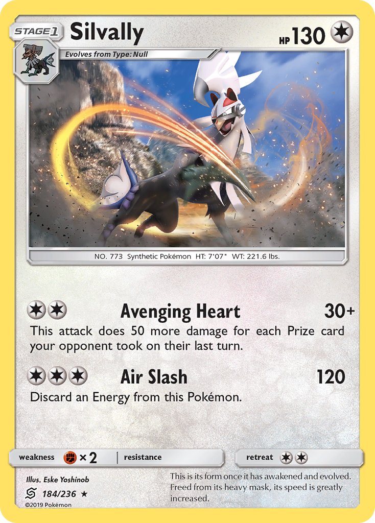 Silvally (184/236) (Theme Deck Exclusive) [Sun & Moon: Unified Minds] | Exor Games Bridgewater