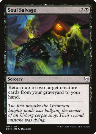 Soul Salvage [Dominaria] | Exor Games Bridgewater